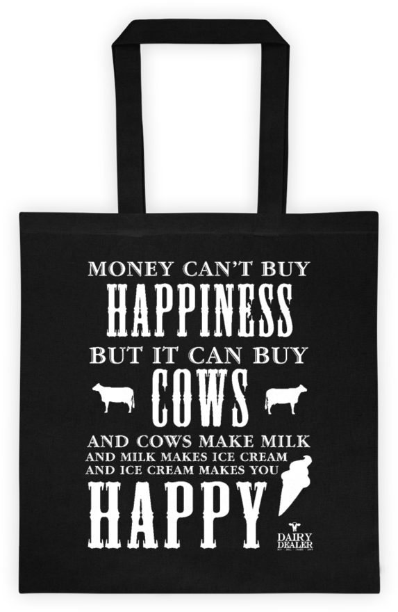 Happiness, Cows And Ice Cream Tote Bags - Proud Jew (900x900), Png Download