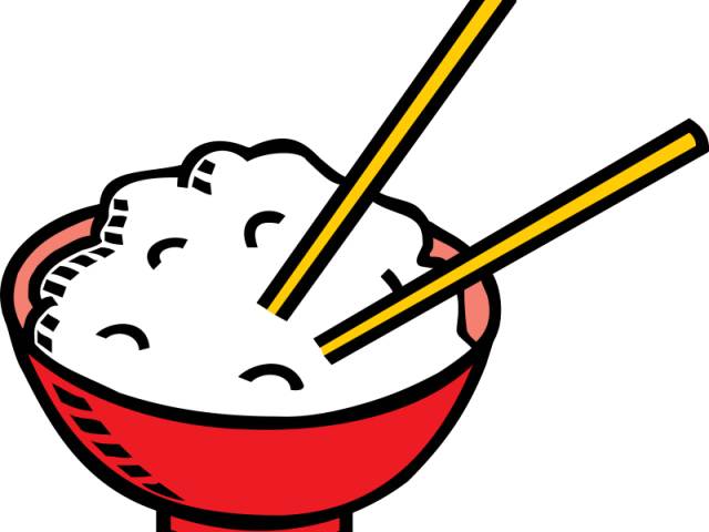 Chinese Food Clipart Chinese Hat - Fried Rice Clip Art (640x480), Png Download