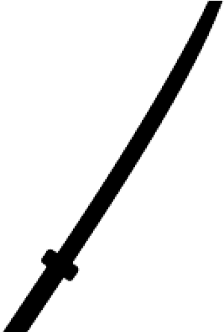 Katana Clipart Silhouette - Sabre (640x480), Png Download