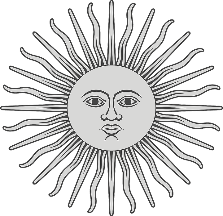 Discover Your Cosmology According To Ancient Wisdom - Flag Of Argentina Sun (720x700), Png Download