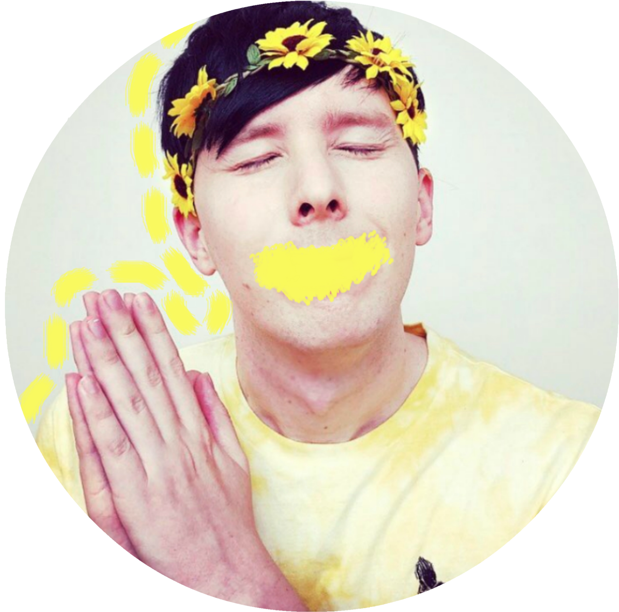 Like/reblog If You Use Phil Phil Lester Philip Lester - Dan And Phil World Mental Health Day (1280x1277), Png Download