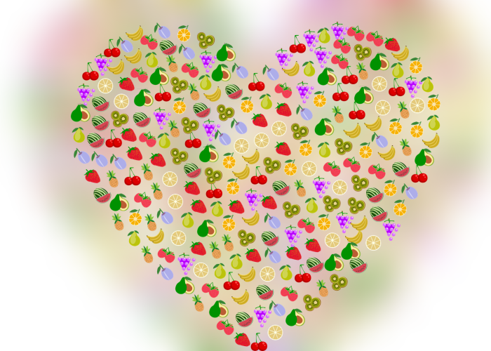 Color Palette Ideas From Heart Line Area Image - Png Frutas (700x500), Png Download