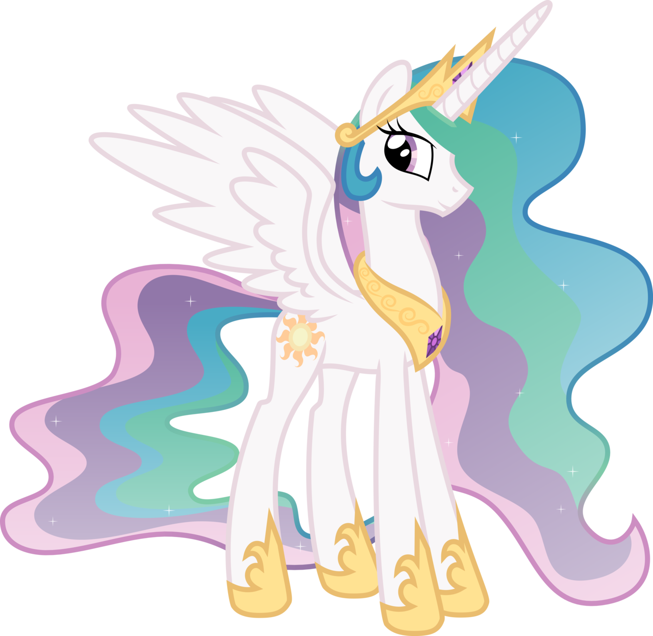 Princess Celestia Images Awesome Celestia Pics Hd Wallpaper - Mlp The Movie Vector Celestia (1280x1246), Png Download