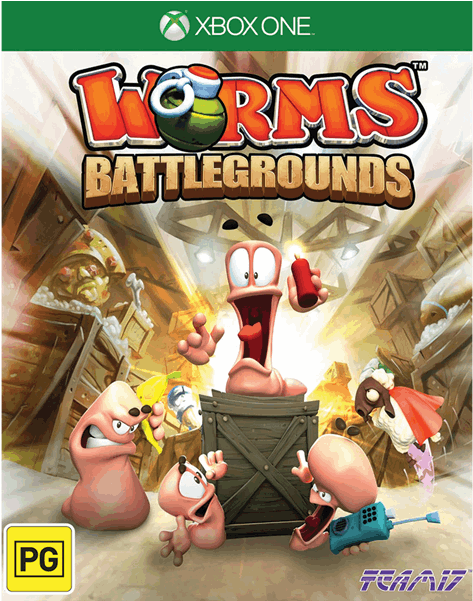 Worms Battlegrounds - Worms Xbox One Game (600x600), Png Download
