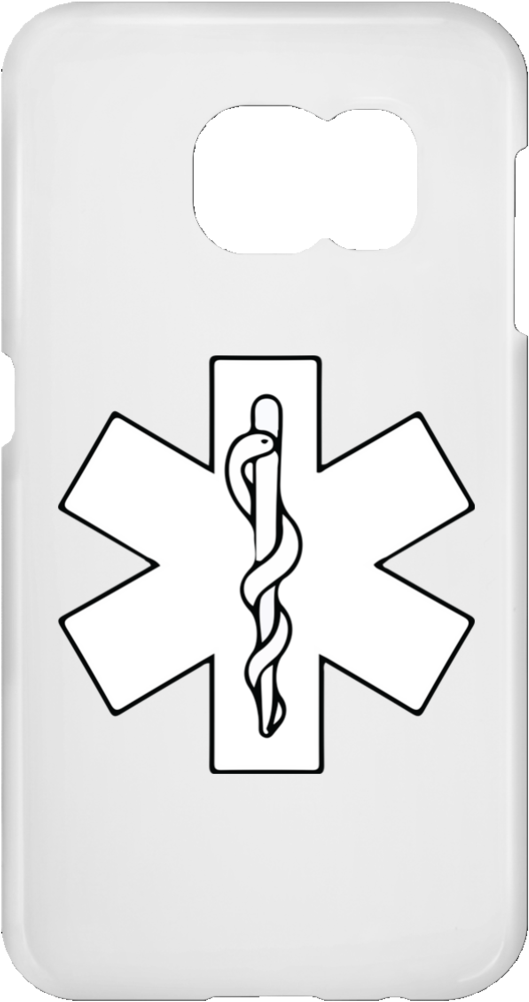 Star Of Life White Samsung Galaxy S7 Phone Case - Cross (1024x1024), Png Download
