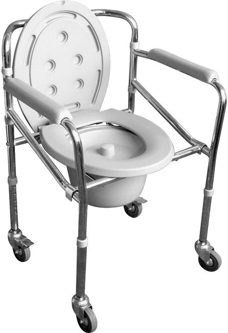 Commode Chair Commode Chair Folding 696 Decoration - Folding Chair (550x650), Png Download