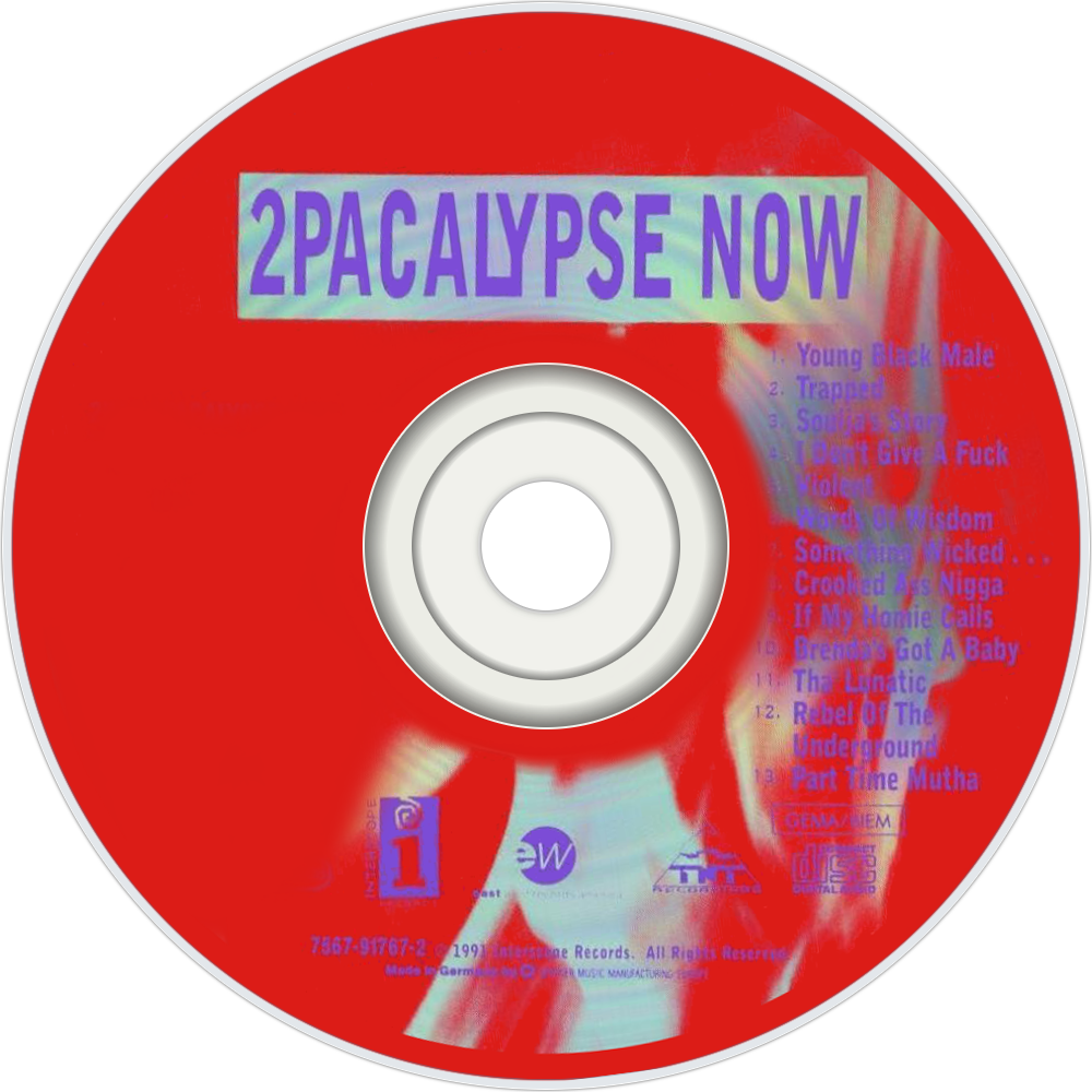 2pac 2pacalypse Now Cd Disc Image - 2pacalypse Now Cd (1000x1000), Png Download