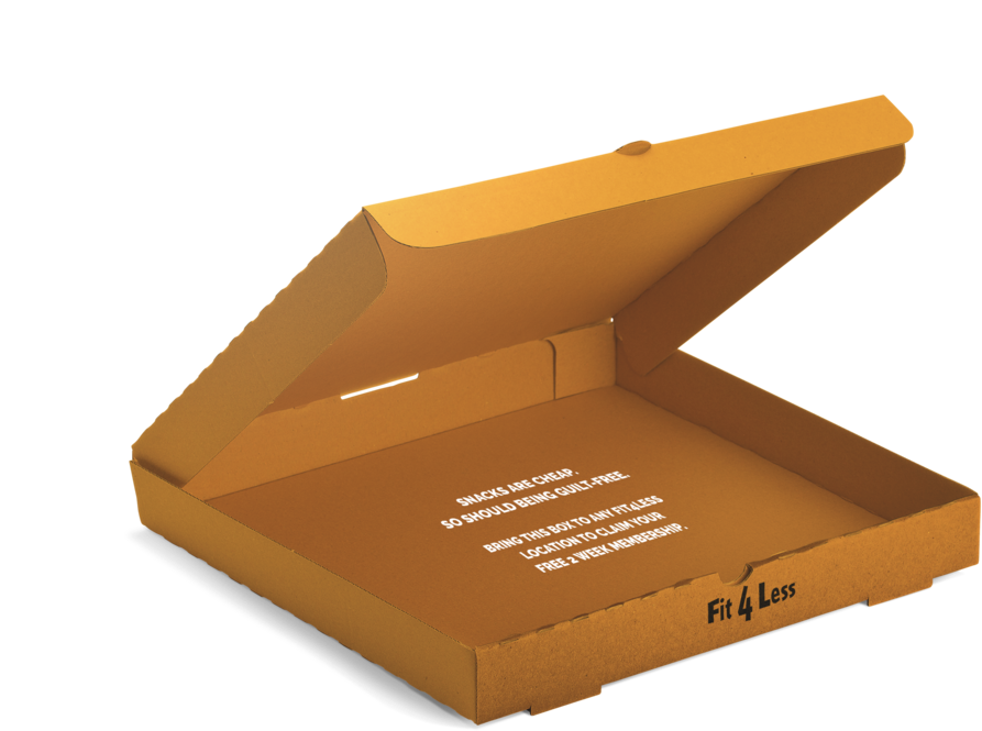 Open Pizza Box - Box (1000x750), Png Download
