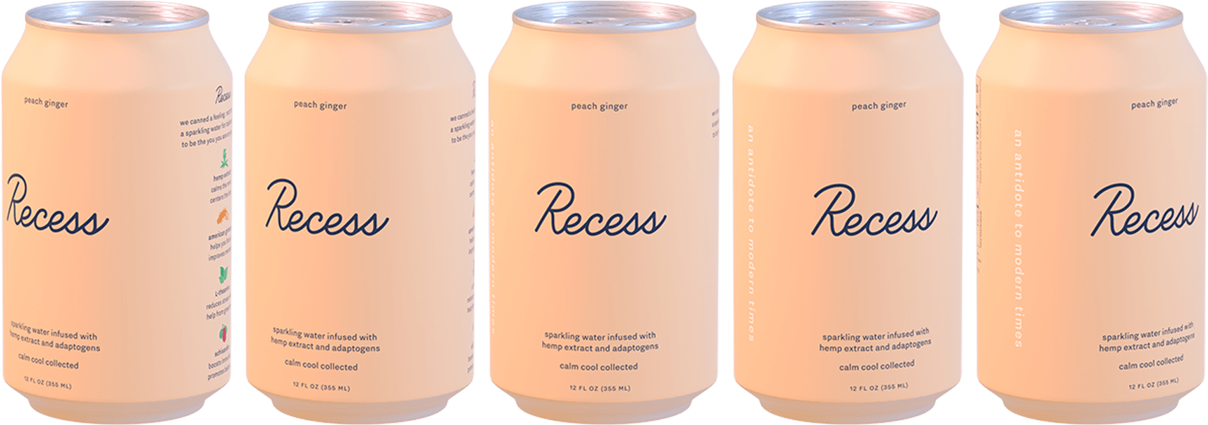 Free Shipping On All Orders - Recess Drinks (1725x606), Png Download