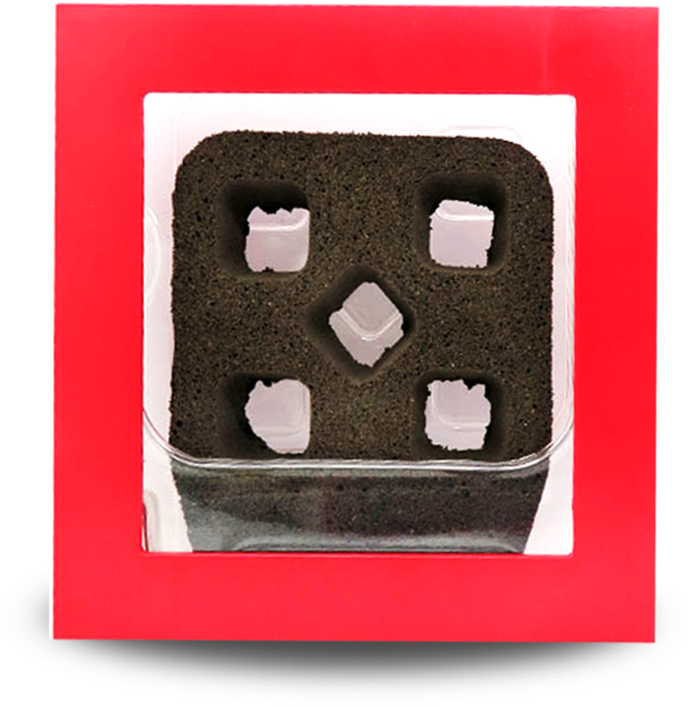 Modern Square Frame With Pafcal - Chocolate (1280x1280), Png Download