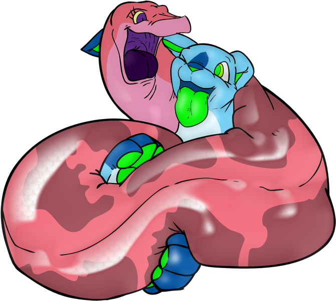Jade And A Fat Snake - Fat Snake (700x700), Png Download