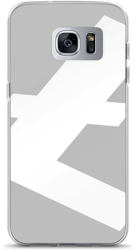 Litecoin / Ltc Cw Samsung Case Samsung Galaxy S7 Edge - Mobile Phone Case (1000x1000), Png Download