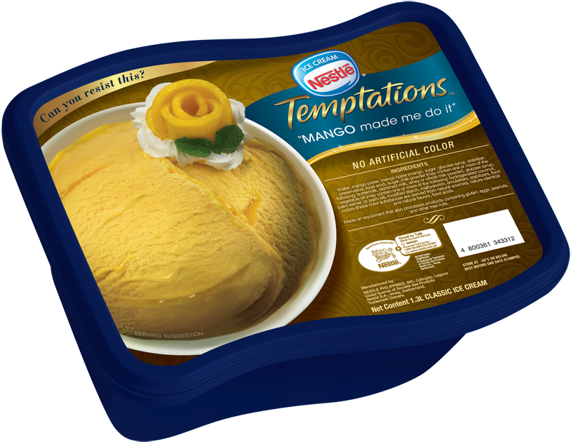 Nestle Mango Ice Cream (864x655), Png Download
