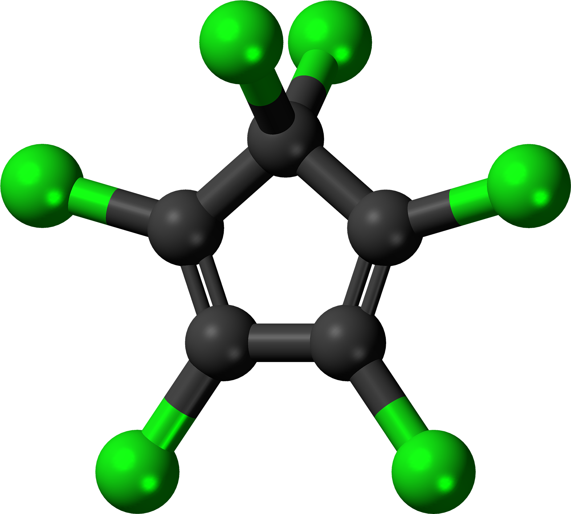 Molecule Ball - Cyclopentadiene 3d (2000x1815), Png Download