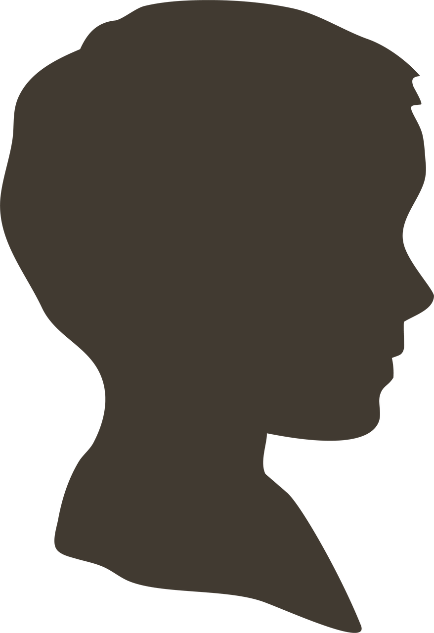 Boy Silhouette - Silhouette (878x1280), Png Download