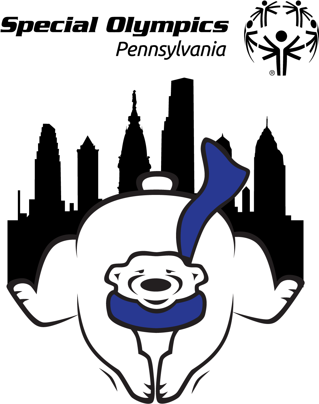 Philadelphia Plunge Logo Bear - Polar Bear Plunge 2019 Delaware (1836x1605), Png Download