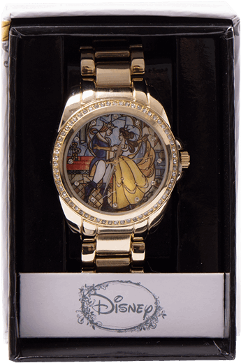 Beauty And The Beast - Analog Watch (600x600), Png Download
