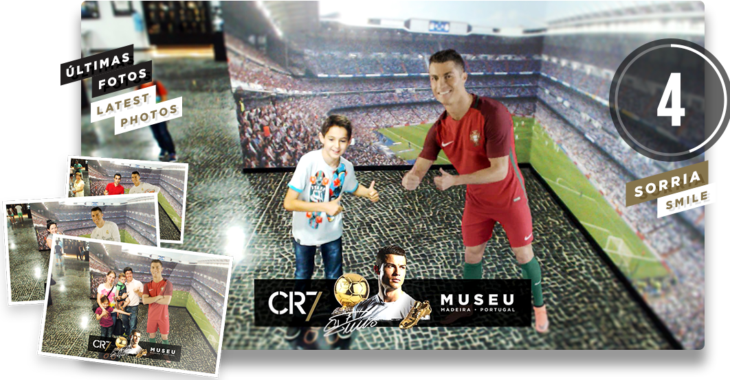 Cr7 Augmented Reality Experience - Cr7 Museum (1062x554), Png Download