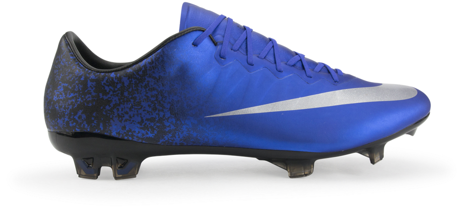 Nike Men's Mercurial Vapor X Cr7 Fg Deep Royal Blue/metallic - Soccer Cleat (1000x781), Png Download