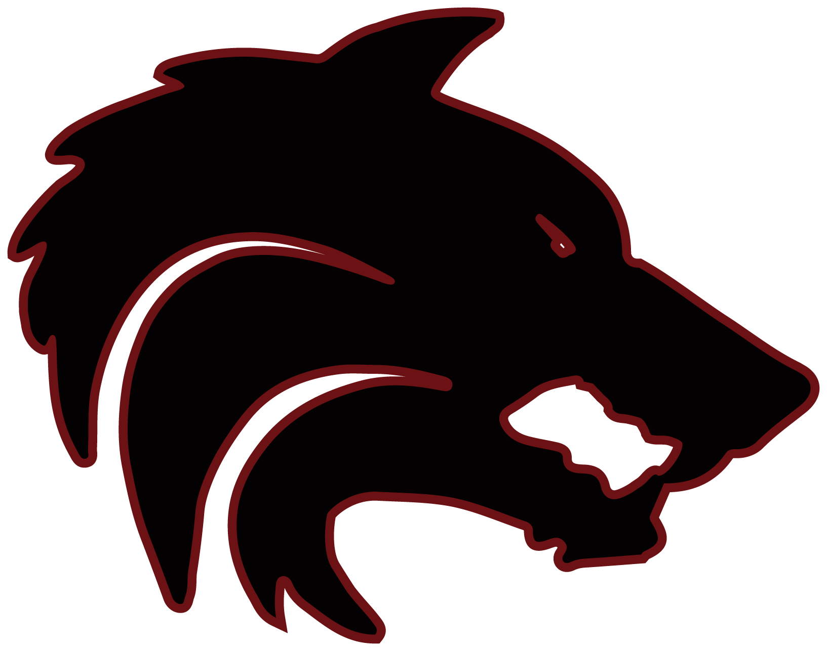 Desert Mountain High School Wolf (1633x1287), Png Download
