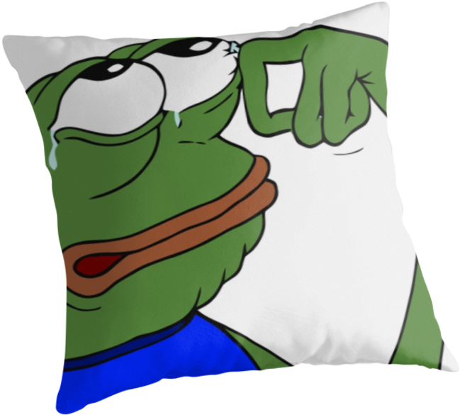 Pepe Crying Frog Meme - Pepe The Frog Wiping Tear (875x875), Png Download