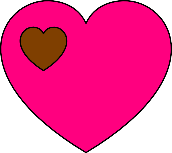 Yellow Heart Clip Art N6 - Pink Heart (600x534), Png Download