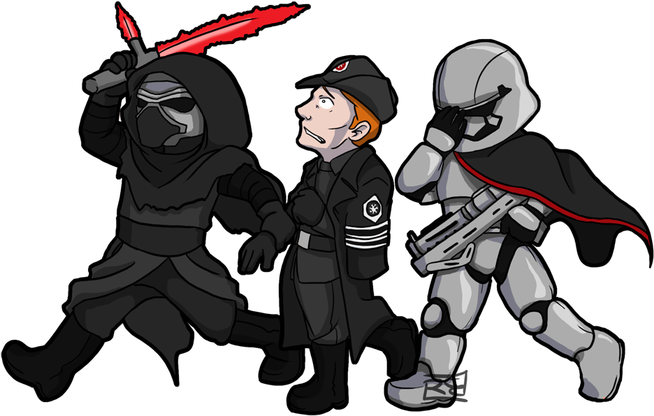 Drew This Shortly After Tfa Came Out Now I'm Using - Cartoon (1000x622), Png Download