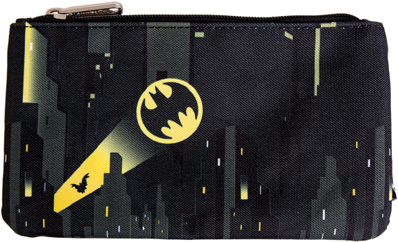 Batman Bat Signal All-over Print Loungefly Pencil Case - Batman (600x600), Png Download