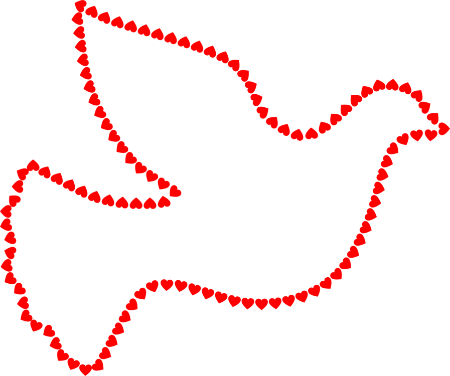 Peace Dove Clipart Prayer - Bird Peace Sign (897x750), Png Download