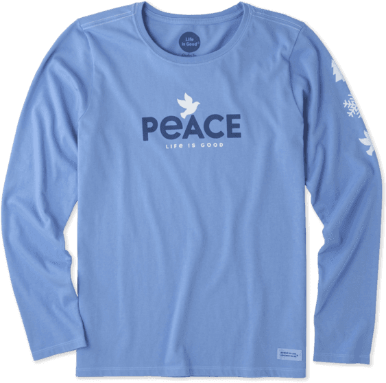 Women's Peace Dove - Long-sleeved T-shirt (570x570), Png Download