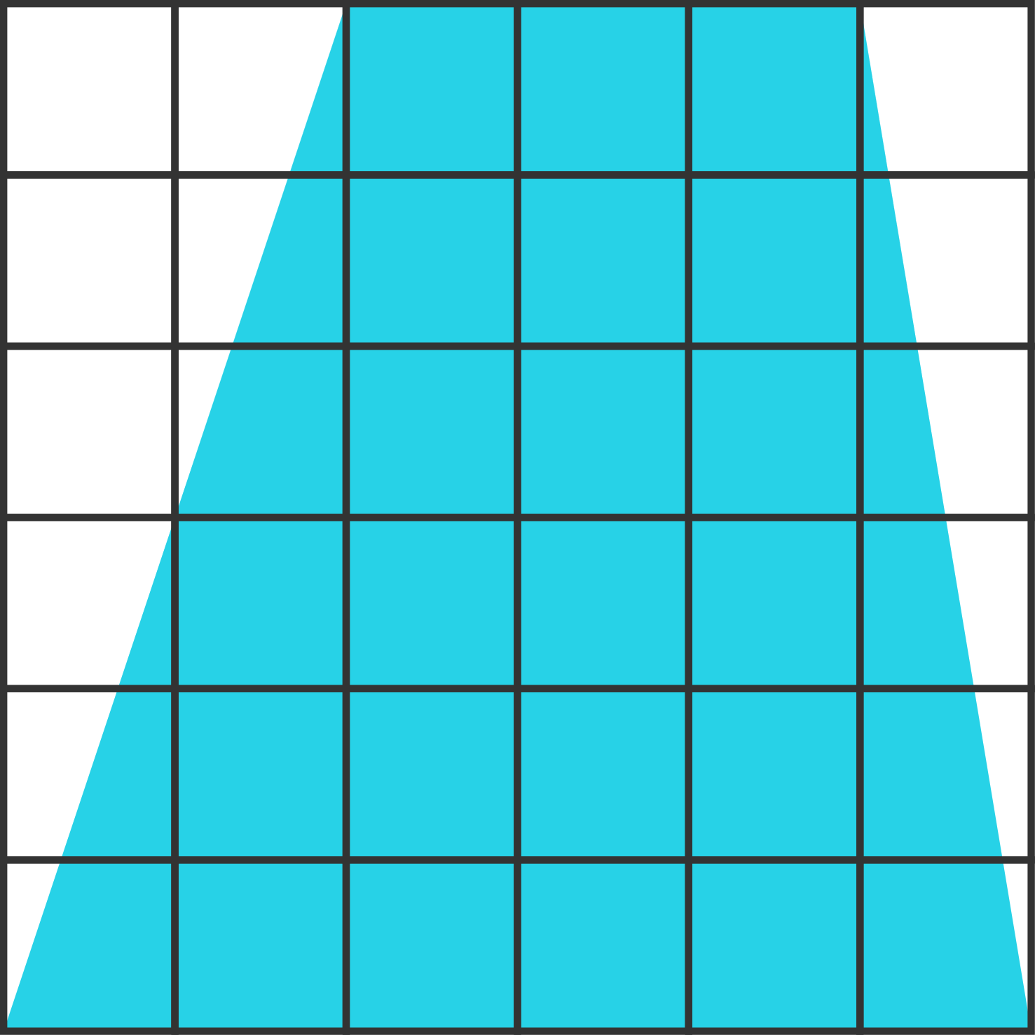 If Each Square Has A Side Length Of 1, What Is The - Cross (1477x1477), Png Download