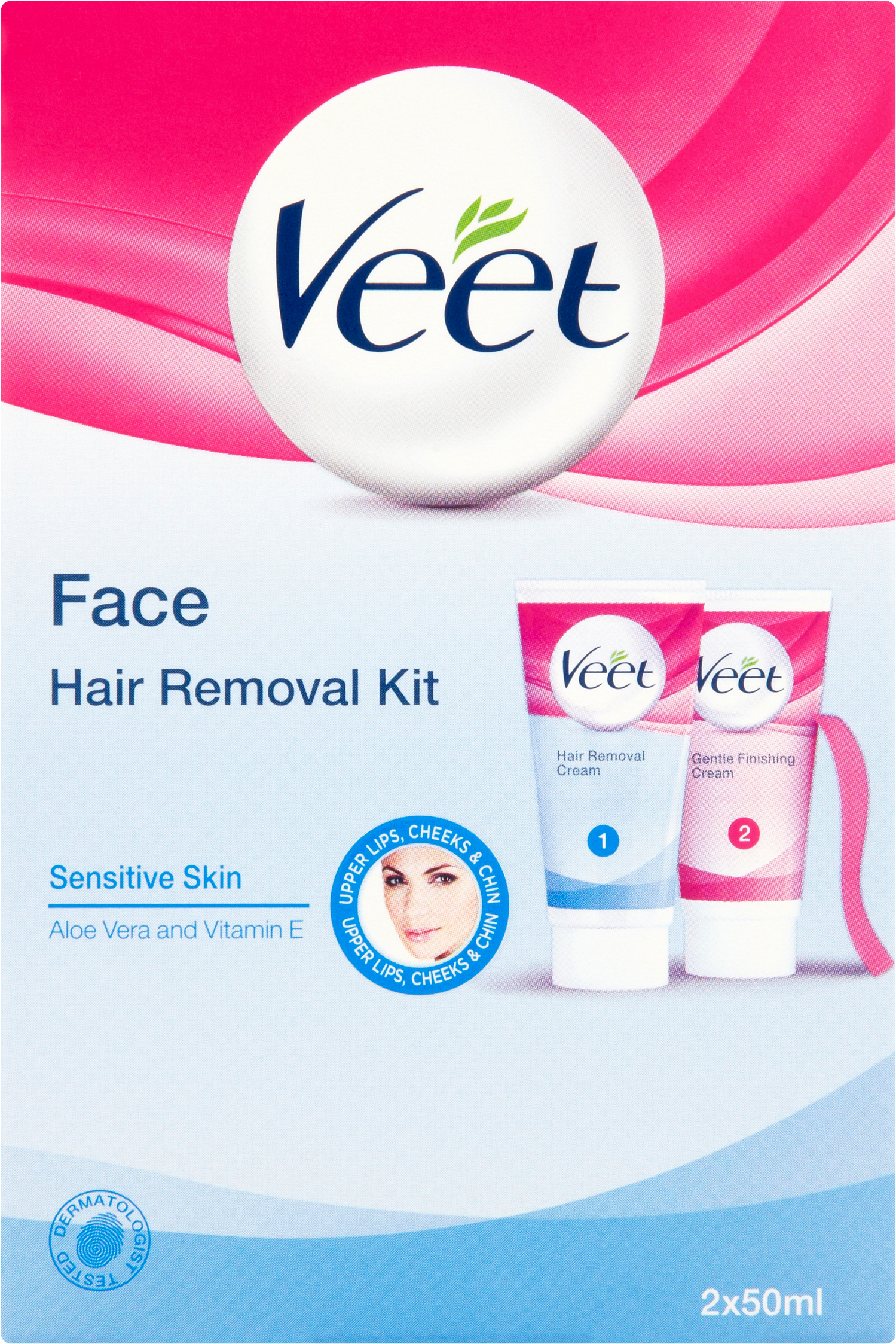 Buy Now - Veet Face Hair Removal Cream (2365x2365), Png Download