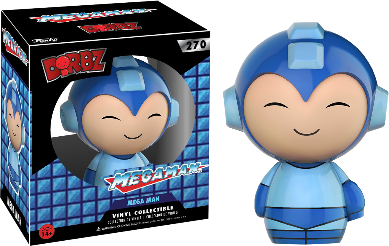 Mega Man Dorbz Vinyl Figure - Funko Mega Man (1313x830), Png Download