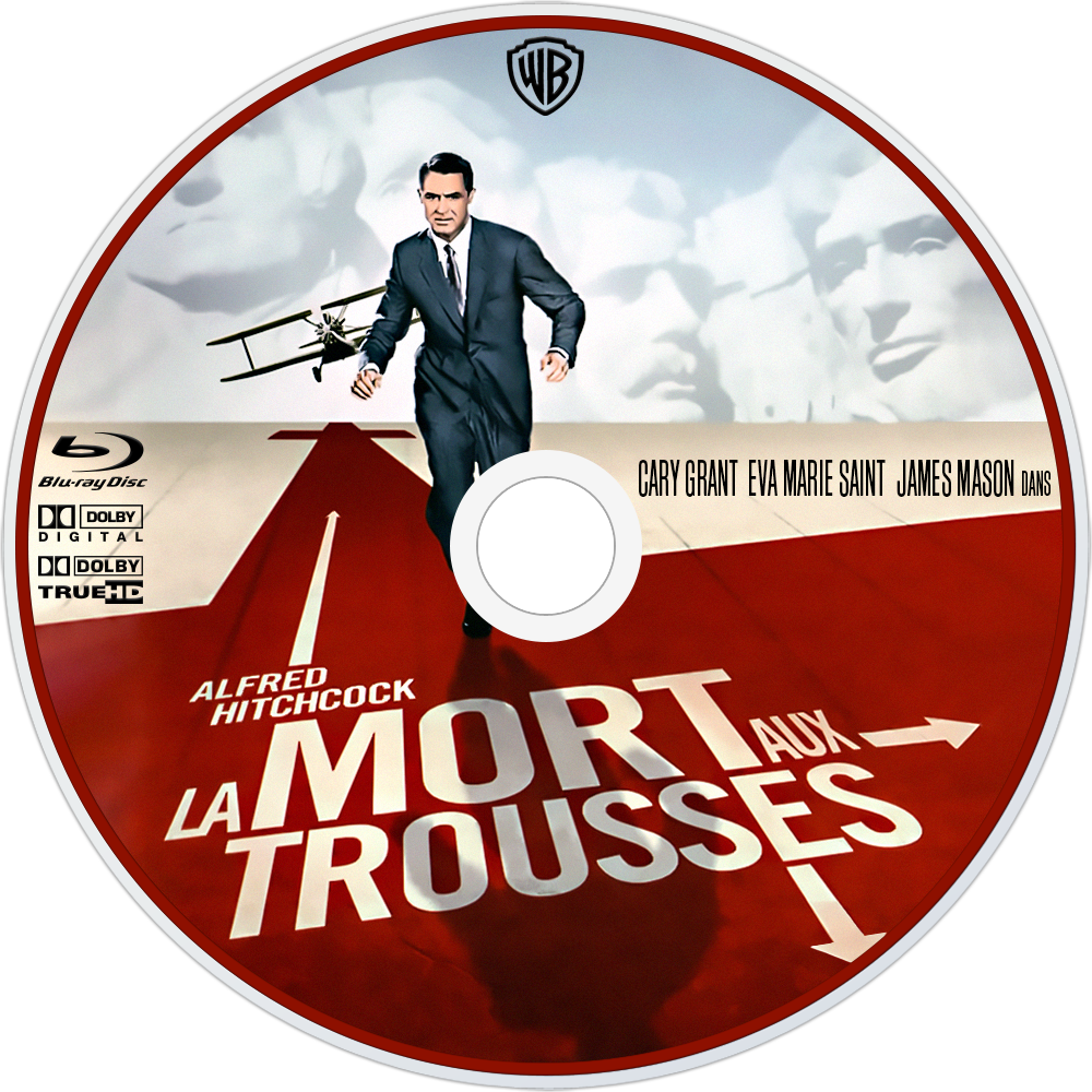 North By Northwest Bluray Disc Image - Cd (1000x1000), Png Download