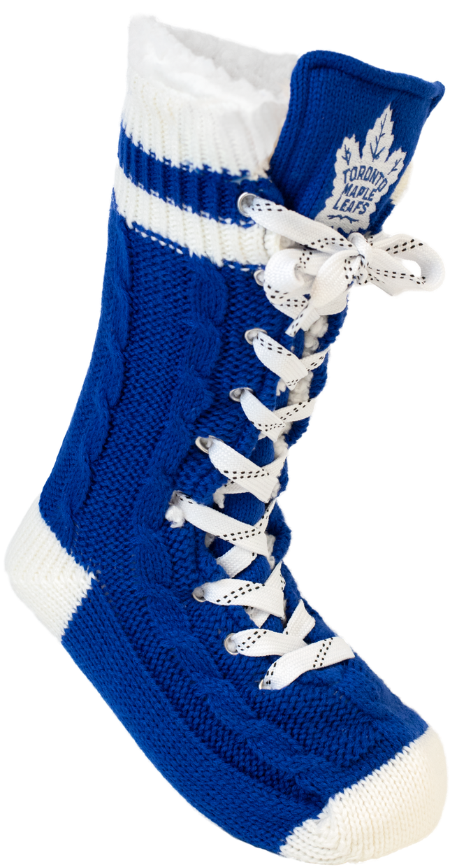 Toronto Maple Leafs Nhl Slipper Skates - Toronto Maple Leafs Slipper Socks (1280x1280), Png Download