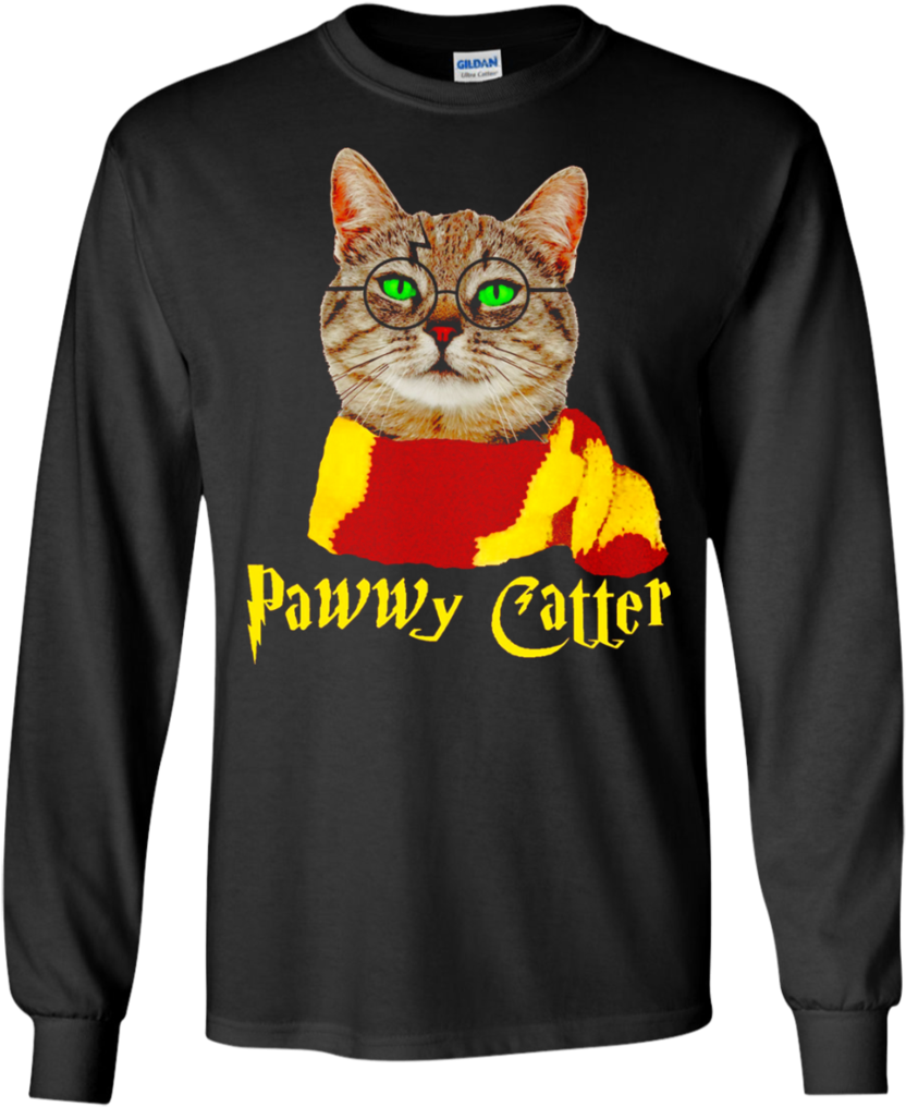Pawwy Catter Wizard Funny Halloween Cat Shircat Lover - Arthur Morgan T Shirt (1024x1024), Png Download