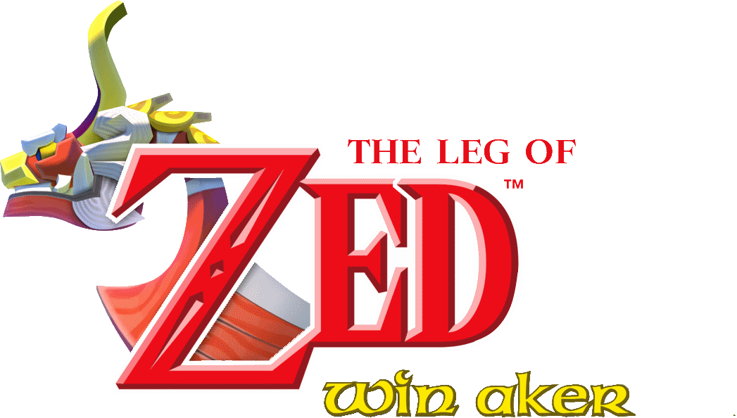The Leg Of Zed - Zelda Wind Waker Title (1047x594), Png Download