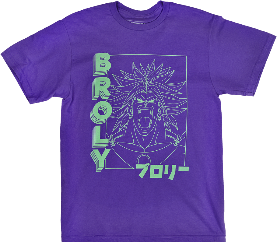 Dragon Ball Z Broly The Legendary Super Saiyan Purple - Graphic Design (800x800), Png Download