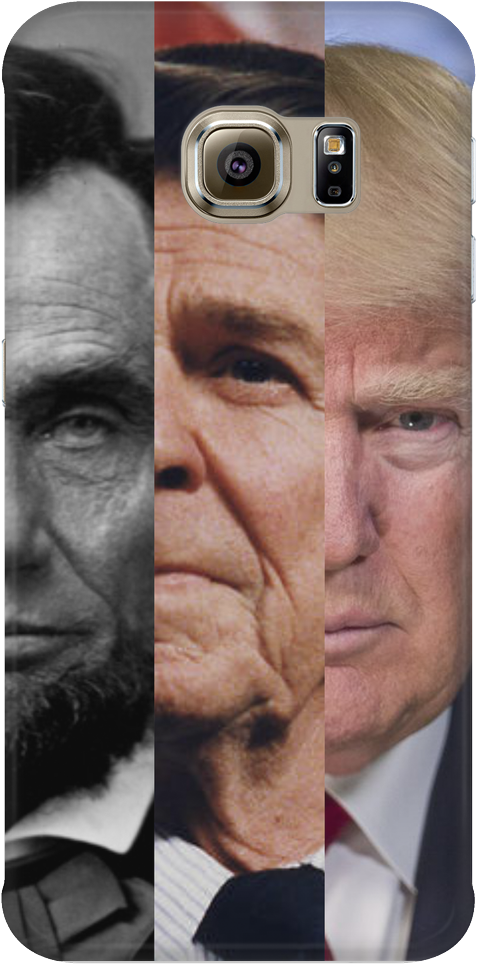 Ronald Reagan Donald Trump America Phone Case For - Ronald Reagan Presidential Library (1024x1024), Png Download