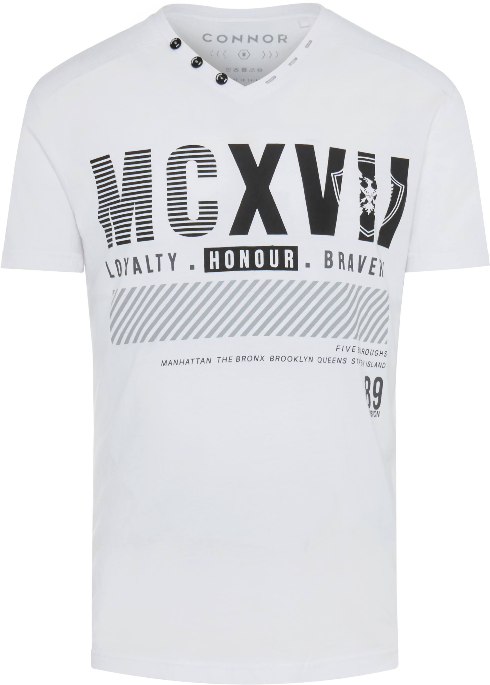 White Jinx V-neck Tee - T Shirt Dc Comics (3000x3000), Png Download