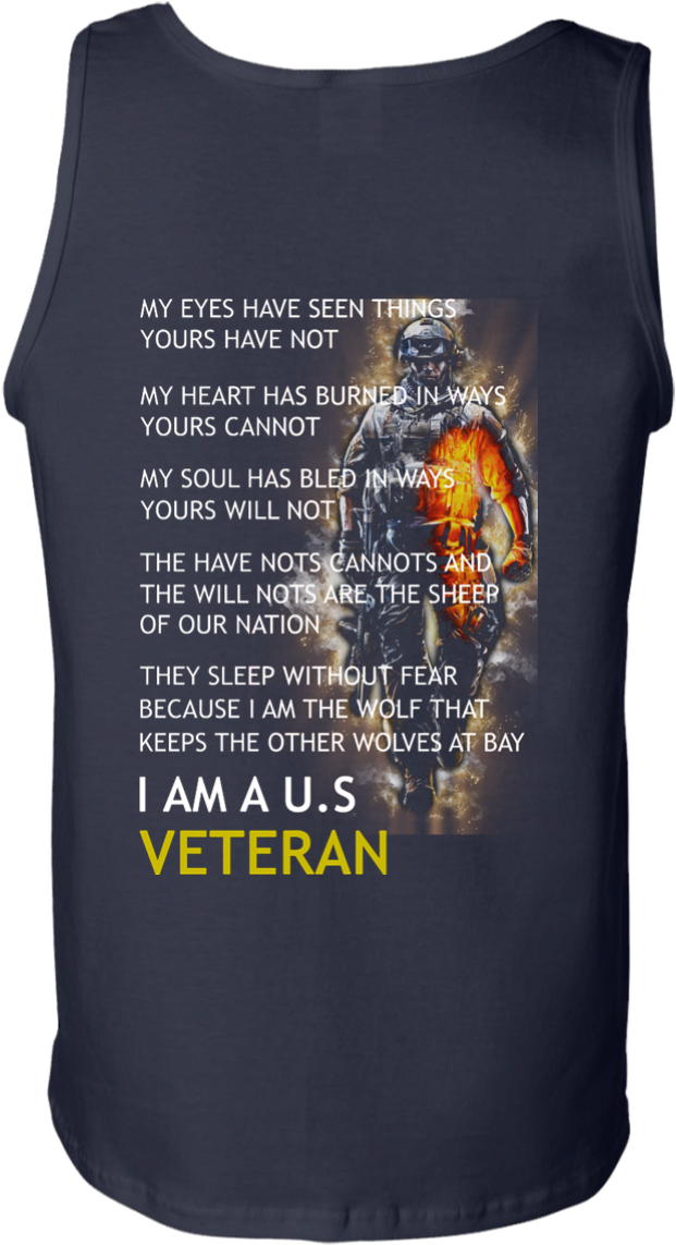 My Eyes Have Seen Things Yours Have Not I Am A Us Veteran - Skull (1155x1155), Png Download