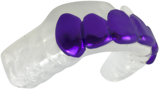 Purple Grillz Mouthguard - Titanium Ring (600x600), Png Download