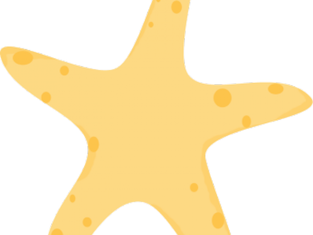 Starfish Clipart Cute Colorful - Marine Invertebrates (640x480), Png Download