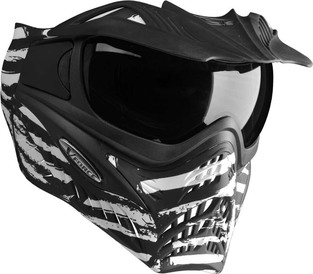 Vforce Grill Zebra - Vforce Grill Paintball Mask (1200x900), Png Download