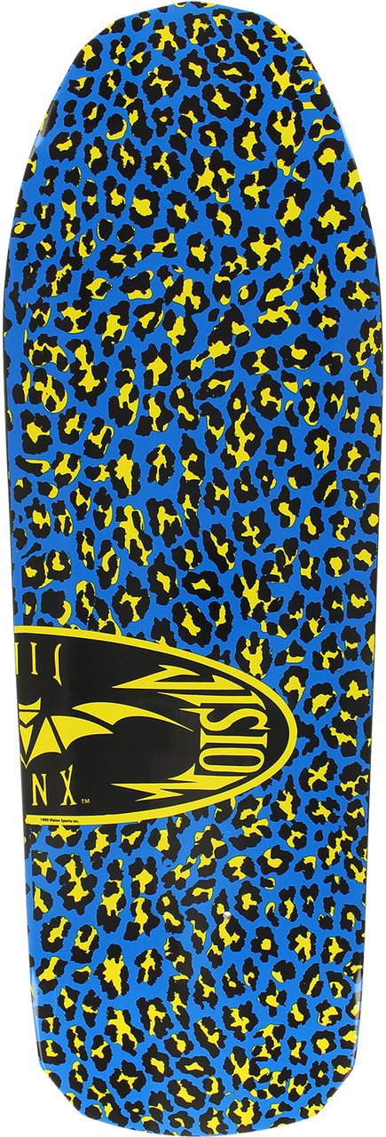Vision Old School Marty Jinx Leopard Reissue Deck 10" - Skateboard Deck (1280x1280), Png Download