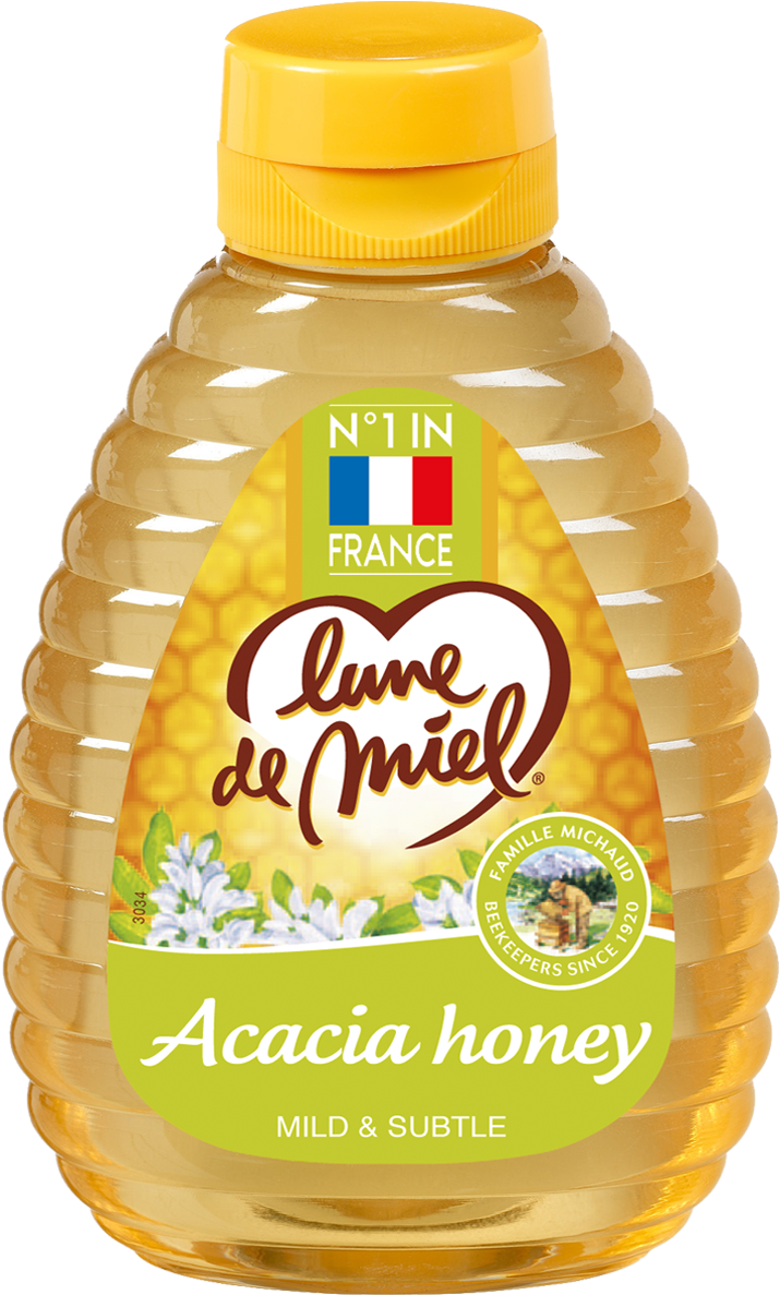 Lune De Miel Acacia Honey 375 (900x1364), Png Download