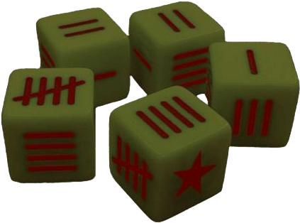Blood Red Skies Soviet Dice - Dice Game (709x709), Png Download
