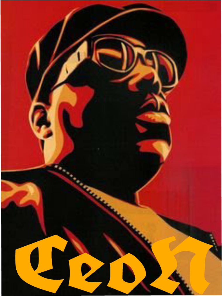 Biggie Sticker - Biggie Smalls Shepard Fairey (1024x1024), Png Download
