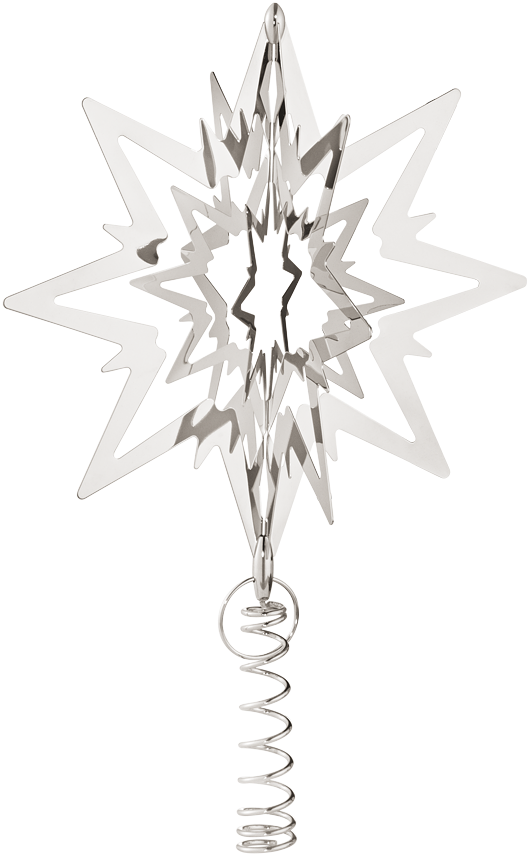 Star For The Christmas Tree, Medium, Palladium Plated - Georg Jensen Topstjerne Mellem (1200x1200), Png Download