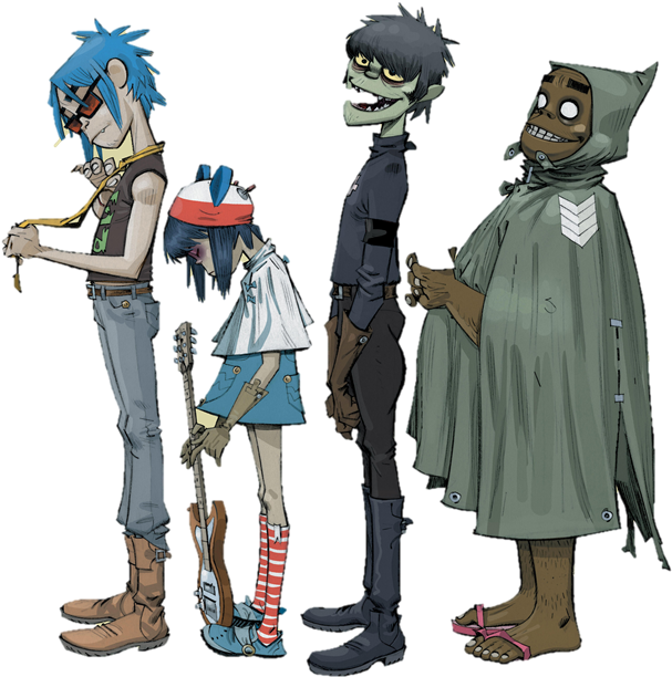 Gorillaz Songs (749x673), Png Download